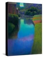 Dusk at Contevoir-Ian Roberts-Stretched Canvas