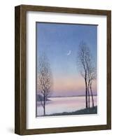 Dusk at Draycote, 2008-Ann Brain-Framed Giclee Print