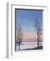 Dusk at Draycote, 2008-Ann Brain-Framed Giclee Print