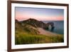 Dusk at Durdle Door, Lulworth in Dorset England Uk-Tracey Whitefoot-Framed Photographic Print