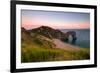 Dusk at Durdle Door, Lulworth in Dorset England Uk-Tracey Whitefoot-Framed Photographic Print