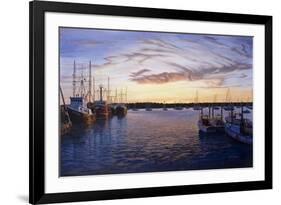 Dusk at Stonington Harbor-Bruce Dumas-Framed Giclee Print