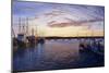 Dusk at Stonington Harbor-Bruce Dumas-Mounted Giclee Print