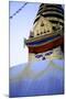 Dusk at the Buddhist Stupa of Swayambu (Monkey Temple) (Swayambhunath)-Simon Montgomery-Mounted Photographic Print