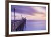 Dusk at the Oceanside Pier-Chris Moyer-Framed Photographic Print