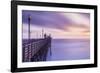 Dusk at the Oceanside Pier-Chris Moyer-Framed Photographic Print