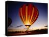 Dusk, Colorful Hot Air Balloon, Albuquerque, New Mexico, USA-null-Stretched Canvas