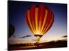 Dusk, Colorful Hot Air Balloon, Albuquerque, New Mexico, USA-null-Stretched Canvas