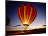 Dusk, Colorful Hot Air Balloon, Albuquerque, New Mexico, USA-null-Mounted Premium Photographic Print