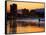 Dusk, Coolangatta, Gold Coast, Queensland, Australia-David Wall-Framed Stretched Canvas