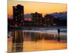 Dusk, Coolangatta, Gold Coast, Queensland, Australia-David Wall-Mounted Photographic Print