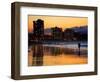 Dusk, Coolangatta, Gold Coast, Queensland, Australia-David Wall-Framed Photographic Print