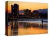 Dusk, Coolangatta, Gold Coast, Queensland, Australia-David Wall-Stretched Canvas