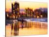 Dusk, Coolangatta, Gold Coast, Queensland, Australia-David Wall-Stretched Canvas