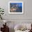 Dusk Falls on a Hillside Town Overlooking the Mediterranean Sea, Manarola, Cinque Terre, Italy-Dennis Flaherty-Framed Photographic Print displayed on a wall