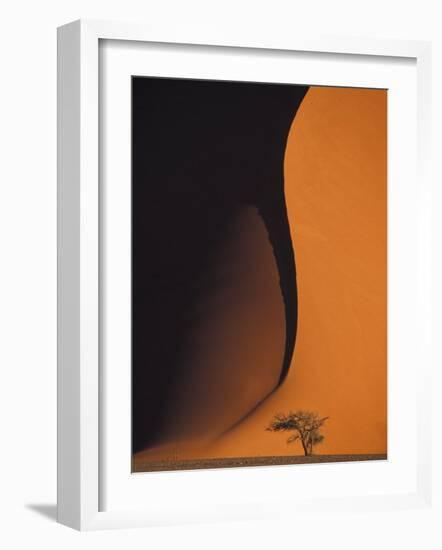 Dusk Falls on Soussevlei Sand Dunes, Namibia-Darrell Gulin-Framed Photographic Print