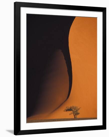Dusk Falls on Soussevlei Sand Dunes, Namibia-Darrell Gulin-Framed Photographic Print