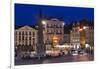 Dusk, Grand Place, Lille, French Flanders, France-Walter Bibikow-Framed Photographic Print