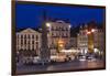 Dusk, Grand Place, Lille, French Flanders, France-Walter Bibikow-Framed Photographic Print