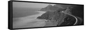 Dusk Highway 1 Pacific Coast Ca USA-null-Framed Stretched Canvas