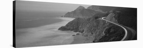 Dusk Highway 1 Pacific Coast Ca USA-null-Stretched Canvas