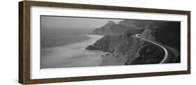 Dusk Highway 1 Pacific Coast Ca USA-null-Framed Photographic Print