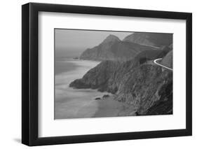 Dusk Highway 1 Pacific Coast CA USA-null-Framed Photographic Print