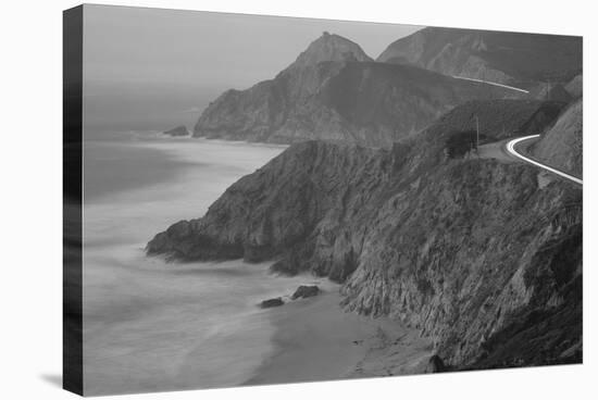 Dusk Highway 1 Pacific Coast CA USA-null-Stretched Canvas