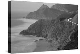Dusk Highway 1 Pacific Coast CA USA-null-Stretched Canvas