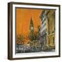 Dusk in Great George Street, London-Susan Brown-Framed Giclee Print