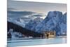 Dusk in Misurina, Auronzo-ClickAlps-Mounted Photographic Print