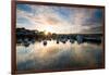 Dusk in the Harbour at Paignton, Devon England Uk-Tracey Whitefoot-Framed Photographic Print