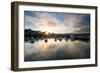 Dusk in the Harbour at Paignton, Devon England Uk-Tracey Whitefoot-Framed Photographic Print