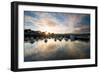 Dusk in the Harbour at Paignton, Devon England Uk-Tracey Whitefoot-Framed Photographic Print