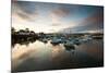 Dusk in the Harbour at Paignton, Devon England UK-Tracey Whitefoot-Mounted Photographic Print