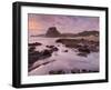 Dusk in the Lion Rock, Piha, Auckland, North Island, New Zealand-Rainer Mirau-Framed Photographic Print