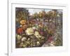 Dusk in the Walled Garden-Nel Whatmore-Framed Art Print