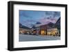 Dusk Light on Main Street in Ouray, Colorado, Usa-Chuck Haney-Framed Photographic Print