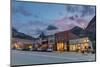 Dusk Light on Main Street in Ouray, Colorado, Usa-Chuck Haney-Mounted Photographic Print