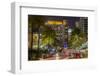 Dusk Light on Ocean Drive in South Beach in Miami Beach, Florida, USA-Chuck Haney-Framed Premium Photographic Print