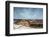 Dusk lights on Lungo Tevere with the Basilica di San Pietro in the background, Rome, Lazio, Italy, -Roberto Moiola-Framed Photographic Print