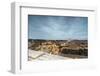 Dusk lights on Lungo Tevere with the Basilica di San Pietro in the background, Rome, Lazio, Italy, -Roberto Moiola-Framed Photographic Print