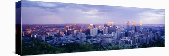 Dusk, Montreal, Quebec, Canada-null-Stretched Canvas
