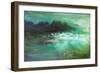 Dusk on the Coast-Sheila Finch-Framed Art Print