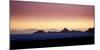 Dusk on the Edge of the Salar De Uyuni on Bolivia's Altiplano-Sergio Ballivian-Mounted Photographic Print