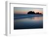 Dusk over James Island at La Push Beach on the the Pacific Northwest, Washington State, United Stat-Martin Child-Framed Photographic Print