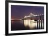 Dusk over Newport Bridge-Michael Blanchette Photography-Framed Photographic Print