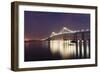 Dusk over Newport Bridge-Michael Blanchette Photography-Framed Photographic Print