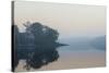 Dusk over Sorpe Dam-Benjamin Engler-Stretched Canvas