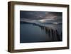 Dusk over the Last Hope Sound, Puerto Natales, Patagonia, Chile, South America-Ben Pipe-Framed Photographic Print